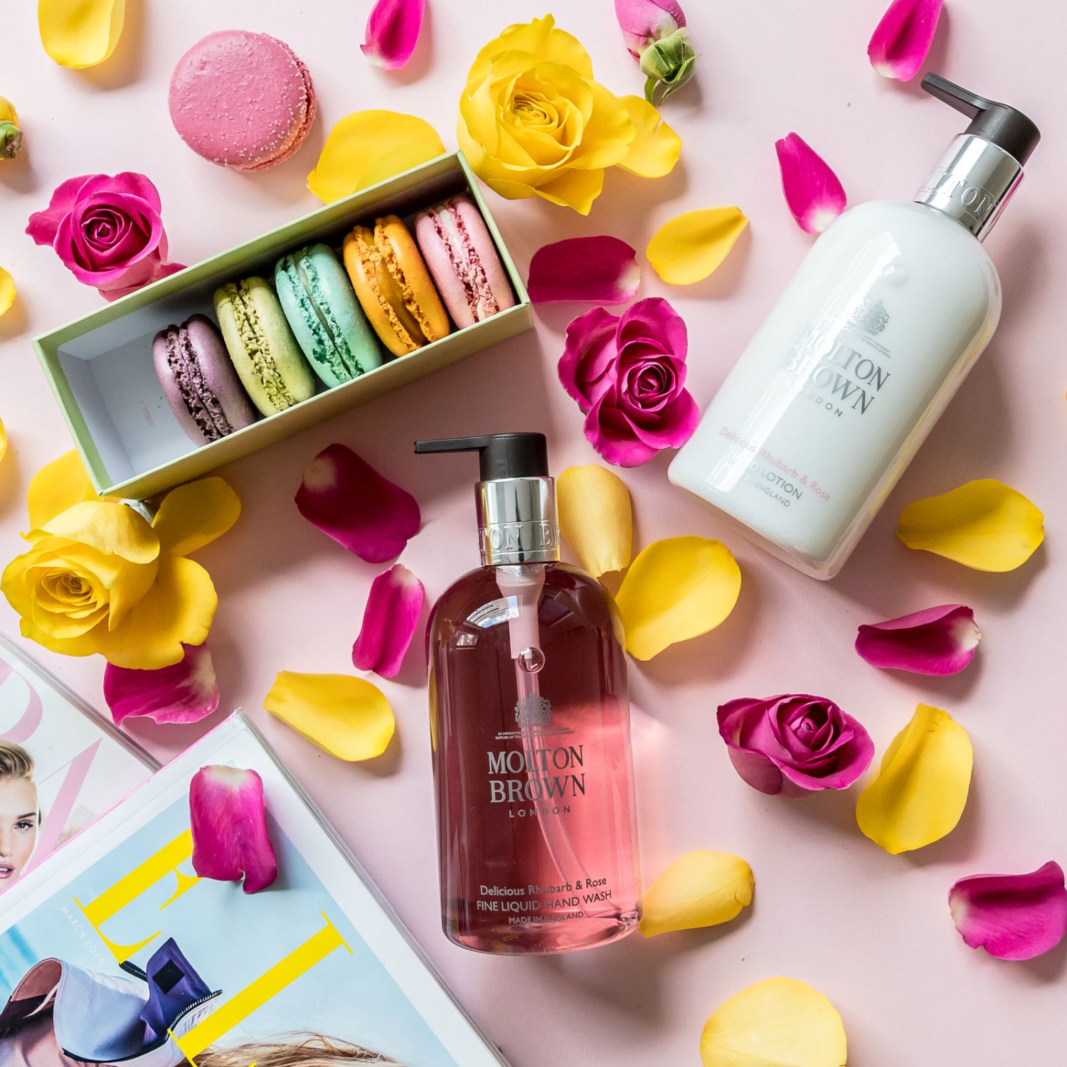 Delicious Rhubarb & Rose Handcreme