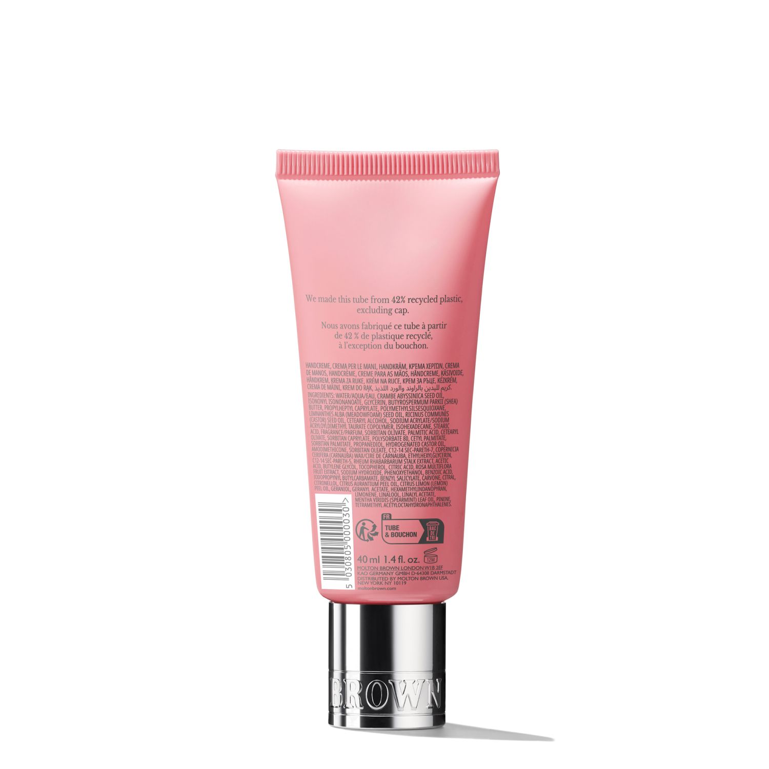 Delicious Rhubarb & Rose Handcreme