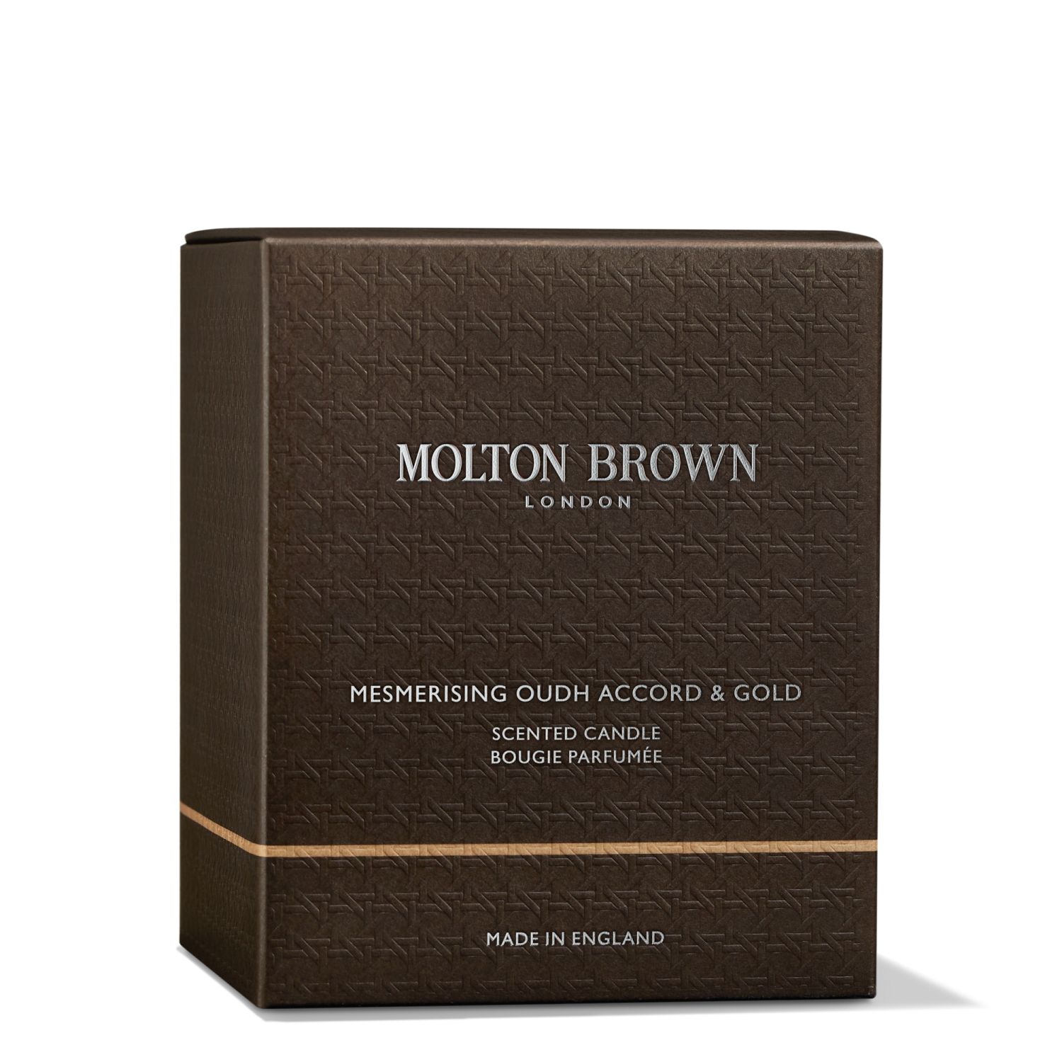 Mesmerising Oudh Accord & Gold Signature Scented Candle (Single Wick)