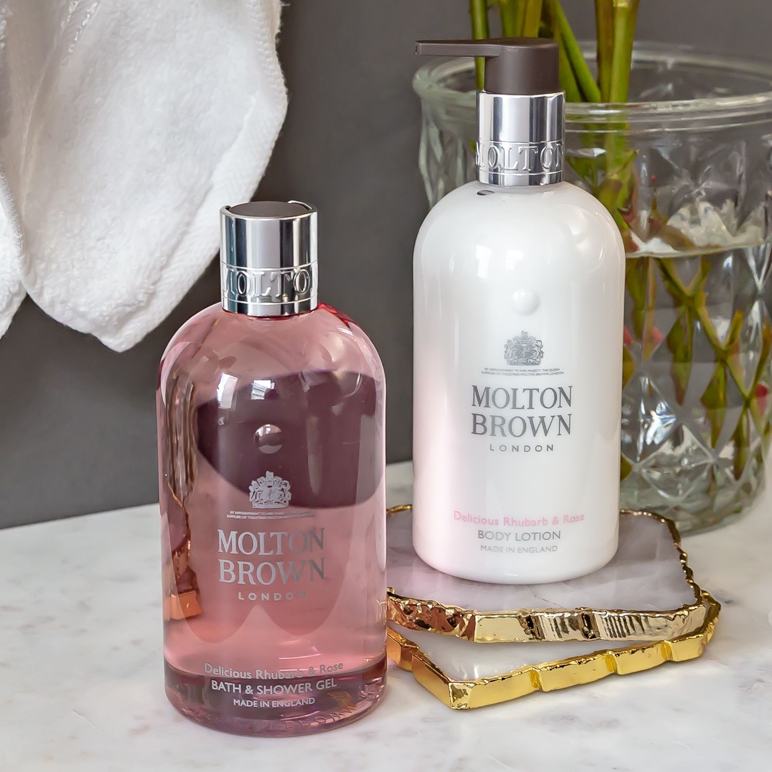 Delicious Rhubarb & Rose Bade- und Duschgel