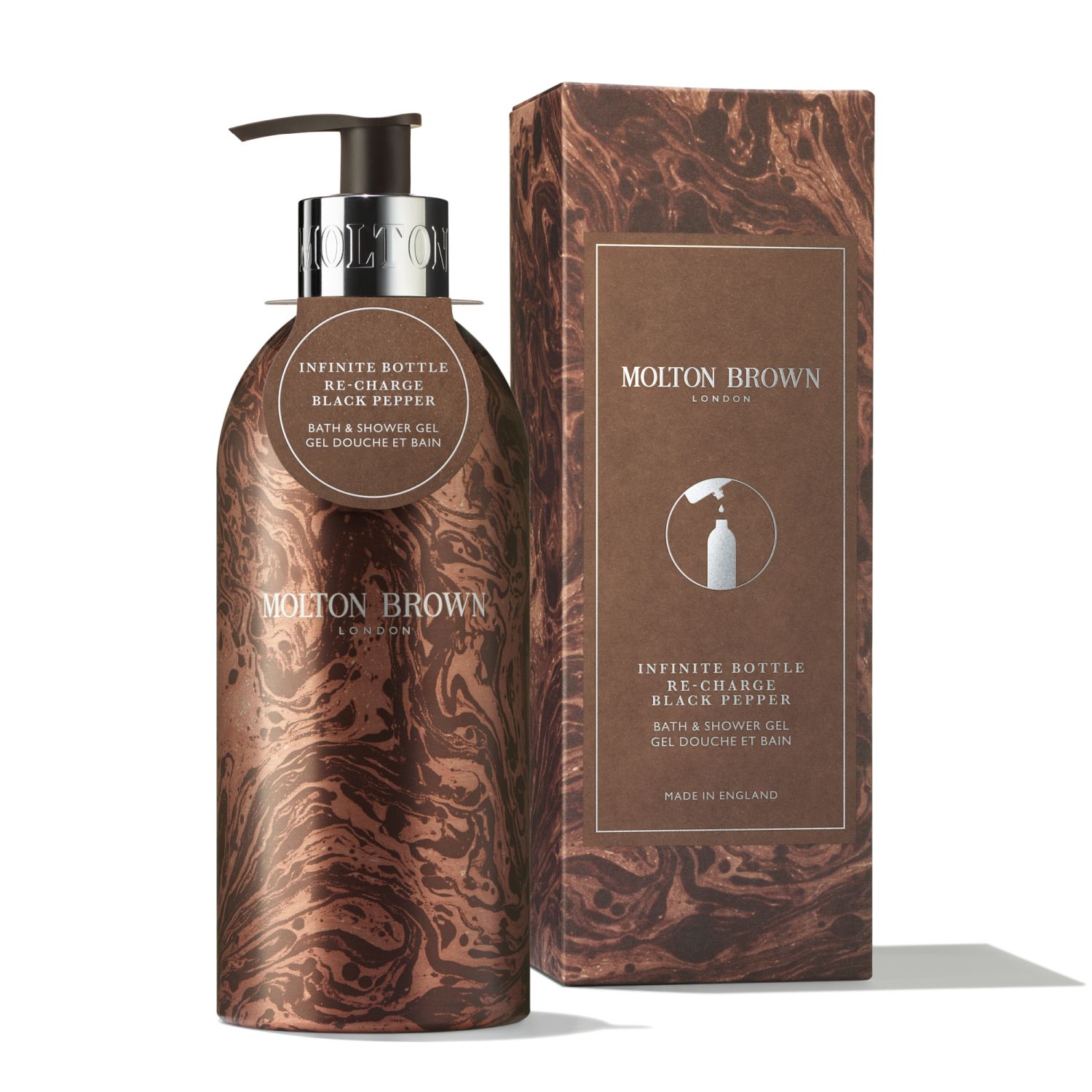 Limited Edition Re-Charge Black Pepper Wiederbefüllbare Flasche