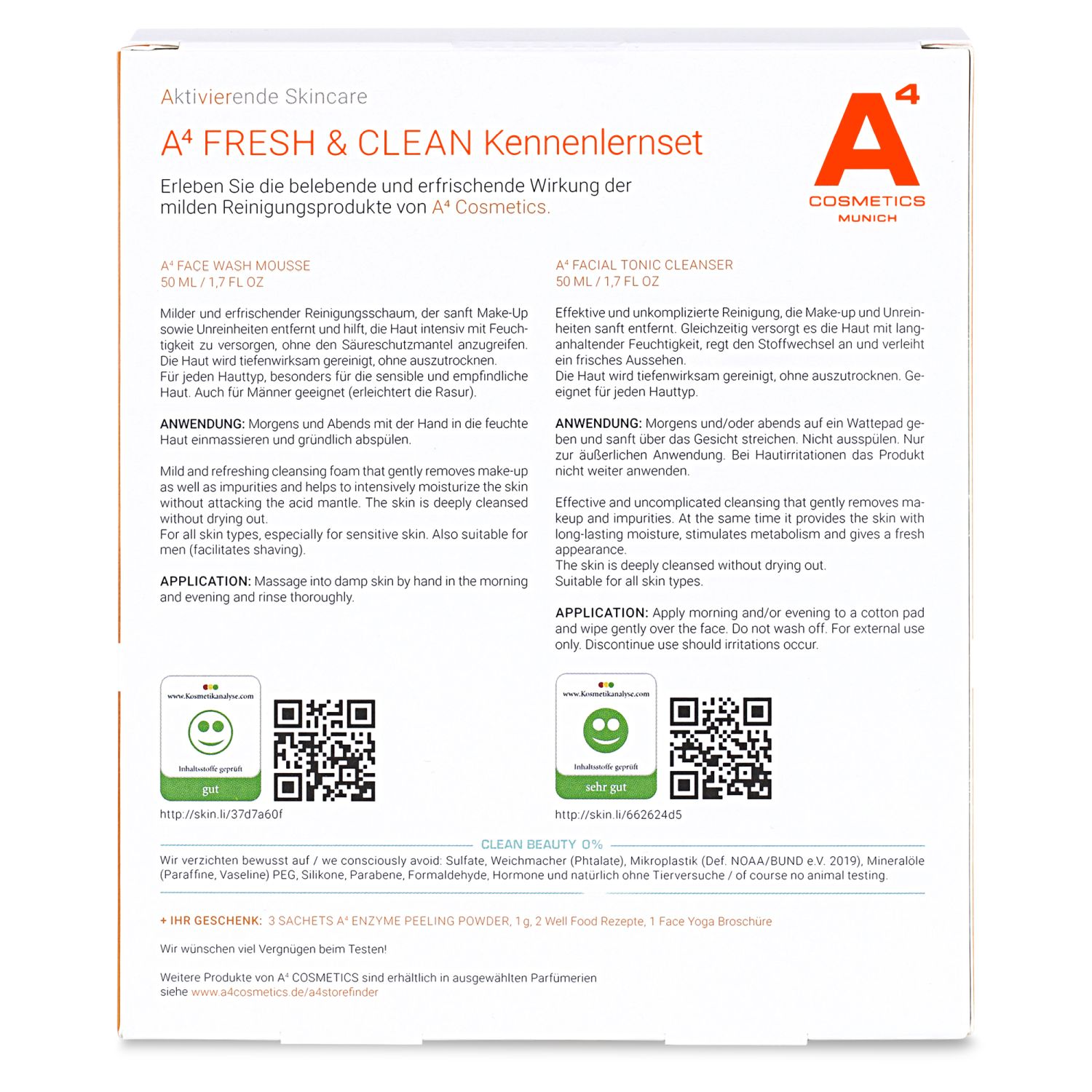 A4 Fresh & Clean Kennenlernset