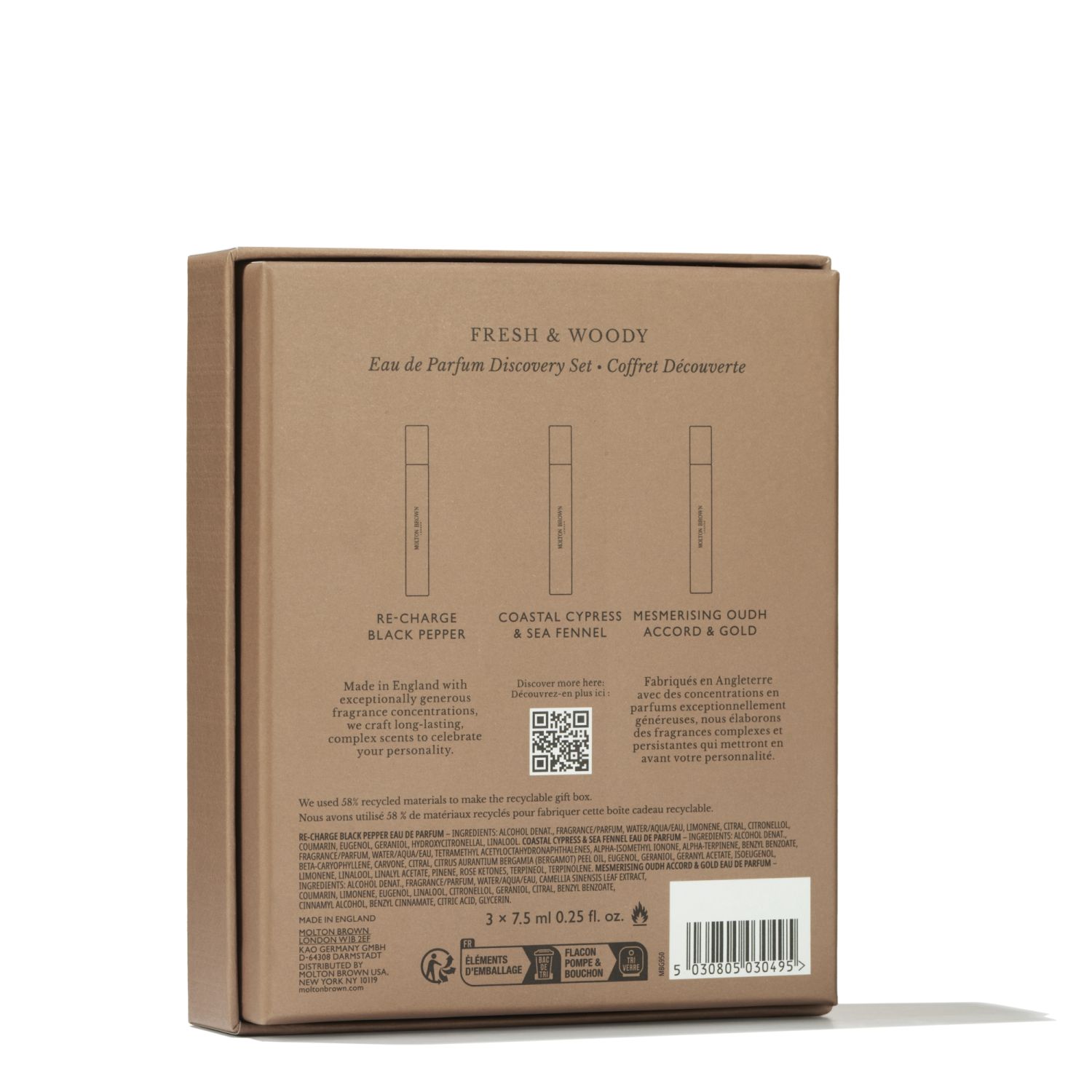 MOLTON Woody&Aromatic EDP Discovery Set 3x7,5ml