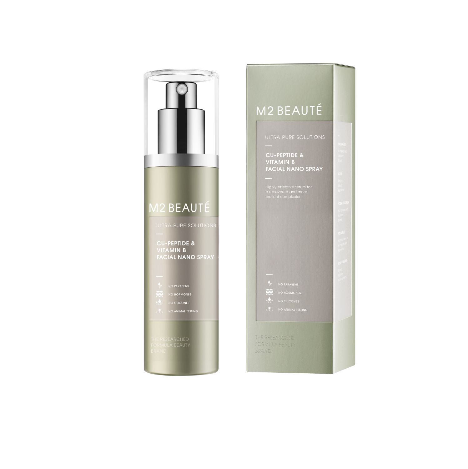 Ultra Pure Solutions Cu-Peptide & Vitamin B Facial Nano Spray