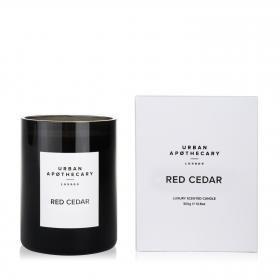 Luxury Boxed Glass Candle - Red Cedar 