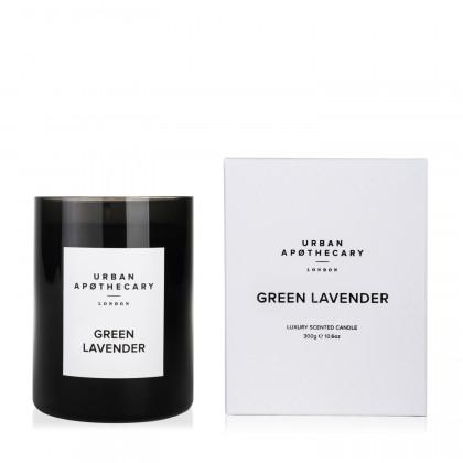 Luxury Boxed Glass Candle - Green Lavender 